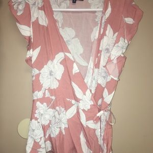 Flowy, floral shirt